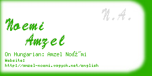 noemi amzel business card